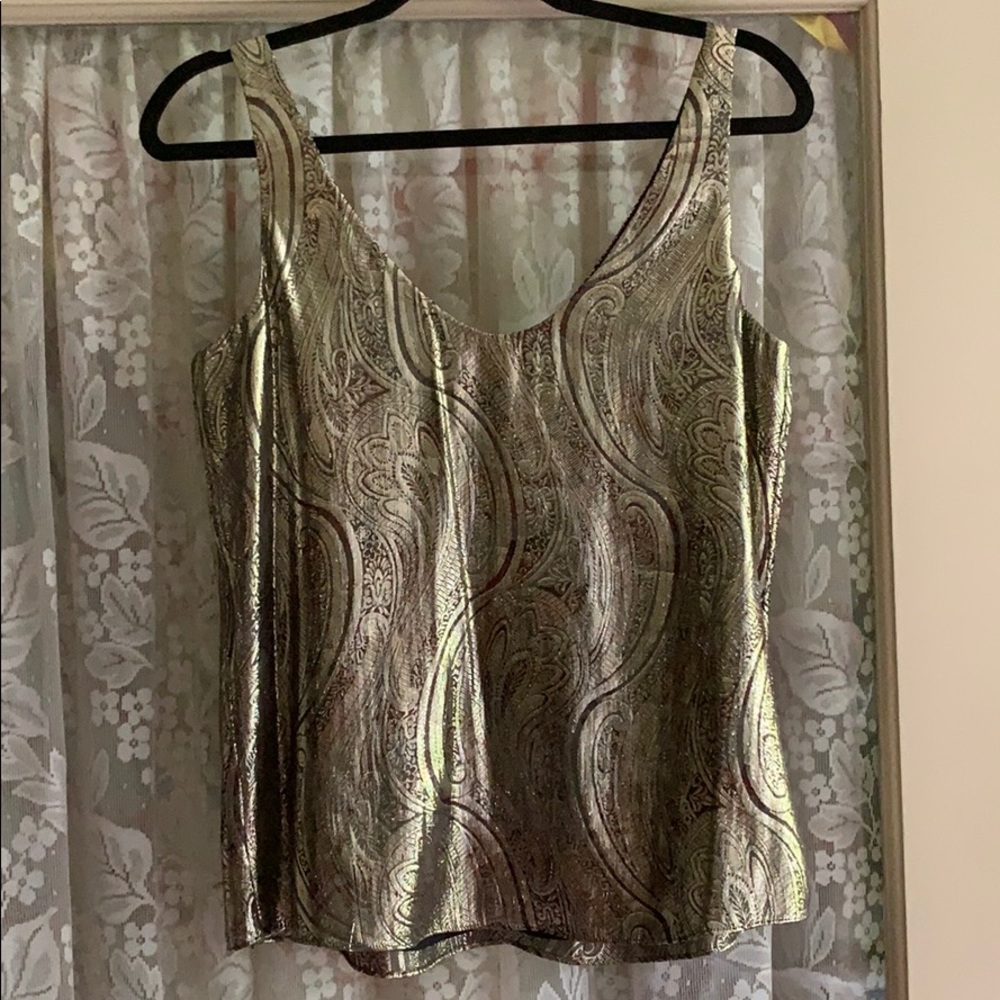 J crew gold tank